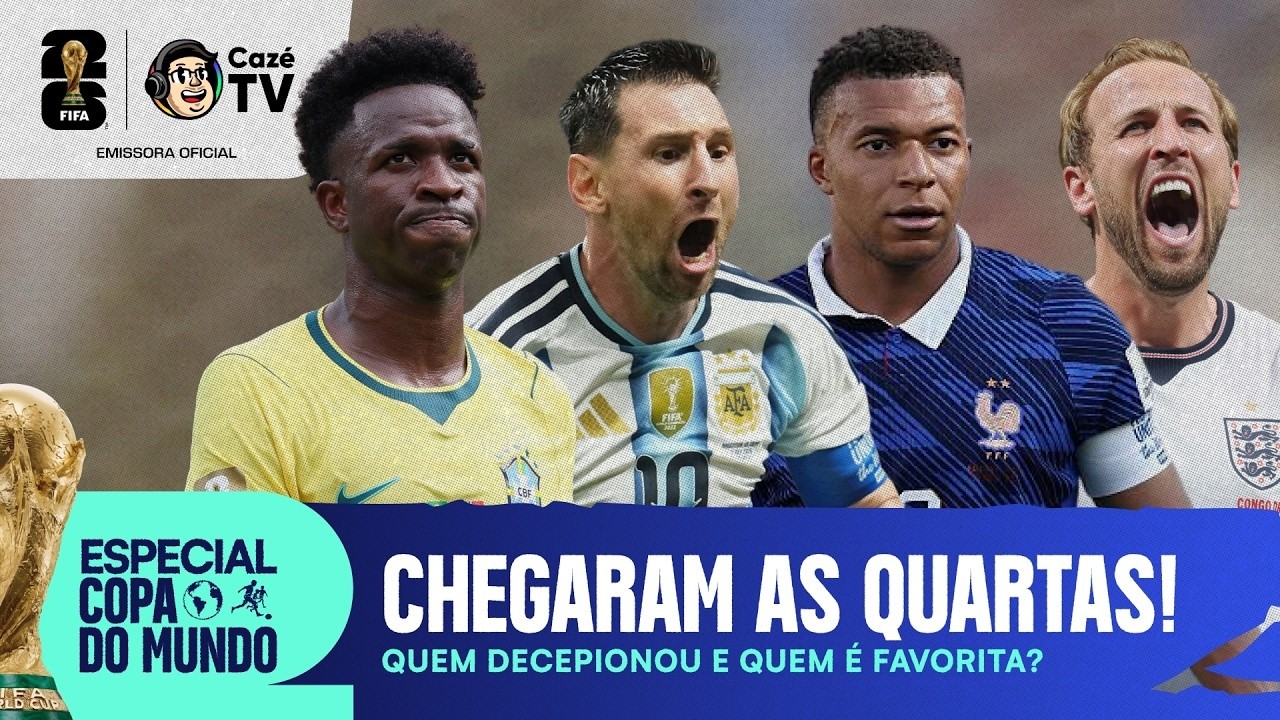 SUPER DEBATE ESPECIAL COPA DO MUNDO #01! QUARTAS DEFINIDAS: TEM FAVORITO PARA O TÍTULO MUNDIAL?