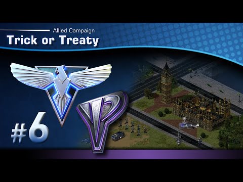 Red Alert 2: [YR] - Allied Mission 6 - Trick or Treaty  [Long-play & Tips]
