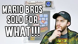 Super Mario Bros Sells For $100,000!!