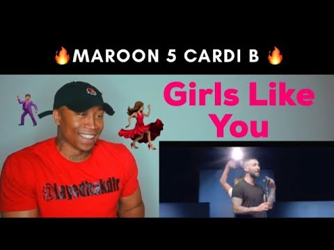 Maroon 5 - Girls Like You ft. Cardi B (REACTION!!!)