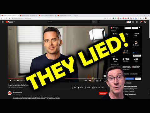 Youtube LIED about Removing DISLIKES