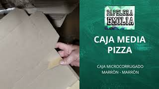 Video de CAJA PIZZA 1/2 pizza 30*20*4.5 x unid