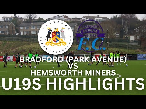 U19S HIGHLIGHTS | Bradford (Park Avenue) vs Hemsworth Miners