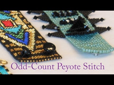 Artbeads Quick Tutorial - Odd-Count Peyote Stitch with Leslie Rogalski