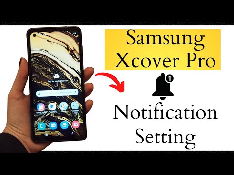 Samsung Galaxy Xcover Pro Notification Setting