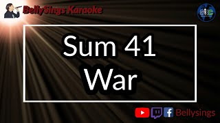 Sum 41 - War (Karaoke)