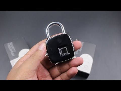 Smart fingerprint door padlock