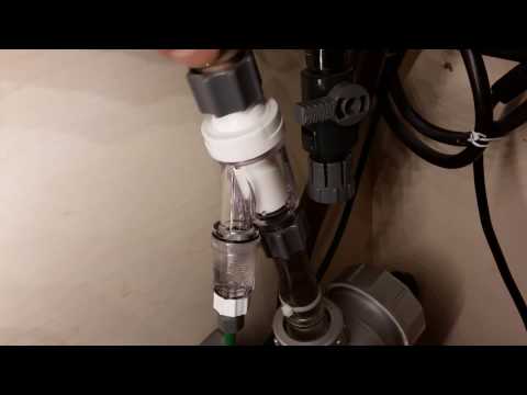 JBL ProFlora Direct CO2 Diffusor ... Anschluß im Aquarium