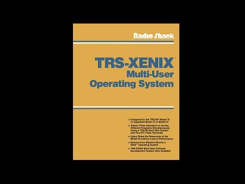 1983 Tandy TRS-80 TRS-XENIX Multi-User Operating System Brochure (FC-108)
