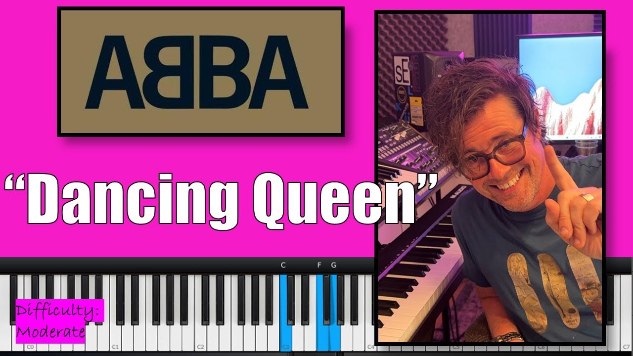 How to Play 'Dancing Queen' by ABBA! Complete Sing along Piano Tutorial