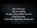 Paul McCartney - For No One (Lyrics)