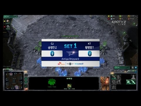 SPL [02.18] Songduri(CJ) vs Barracks(KT) 1SET / WCS Antiga Shipyard - Starcraft 2,esportstv
