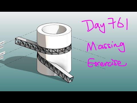 Revit Exercise (Day 761) - Massing Exercise