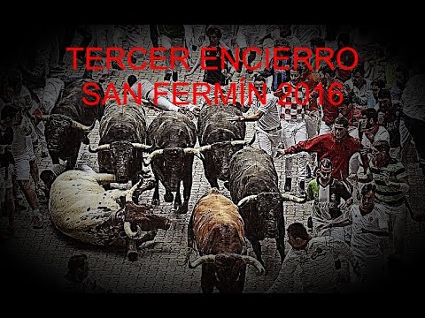 Tercer Encierro San Fermín 2016/ José Escolar