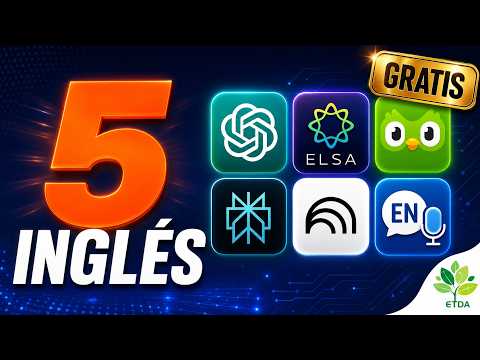 🌍 Las 5 IAs GRATIS para aprender inglés este verano 2026 | ChatGPT, ELSA, Duolingo y más