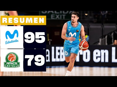MOVISTAR ESTUDIANTES 95-79  AMICS CASTELLÓ | RESUMEN LEB ORO