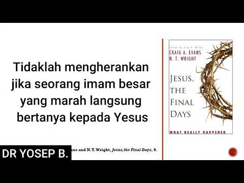 Paskah, Salib Kristus Dan Kebencian (Markus 14 : 1 - 2) - Dr Yosep B.