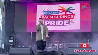 Charice aka. Jake Zyrus Superb cover version of Angel Baby @ Palm Springs Pride 2022 - Special Guest