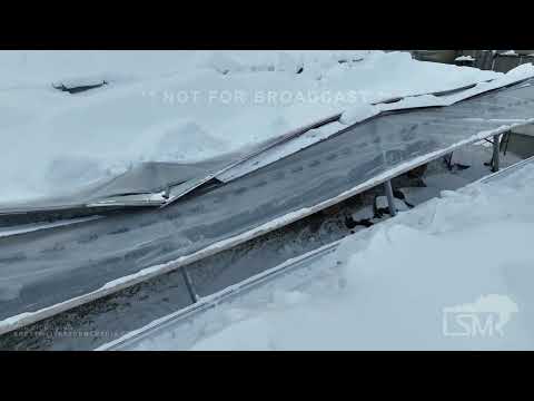 11-20-22 Hamburg, NY-Structure collapse due to record snow