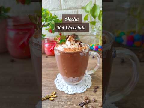 Mocha Hot Chocolate | Monsoon Recipes | Cook Bake Shake | Shilpika Thakur #shorts #ytshorts