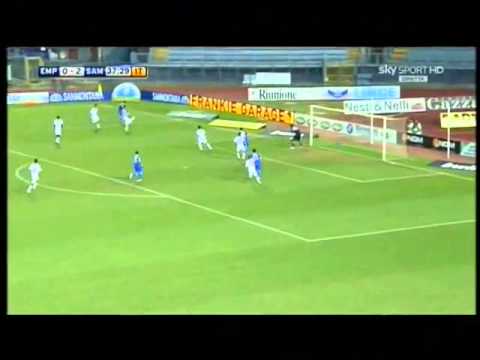 Empoli 1-3 Sampdoria 12 9 2011 Highlights SKY