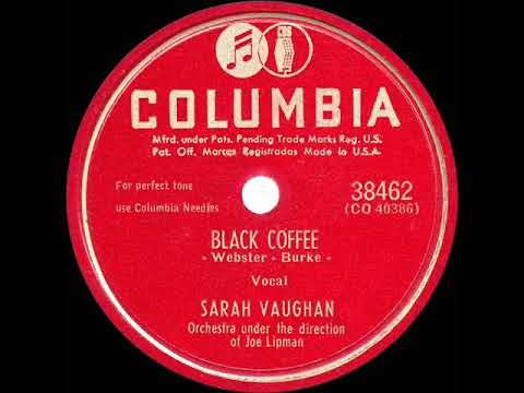 1949 Sarah Vaughan - Black Coffee