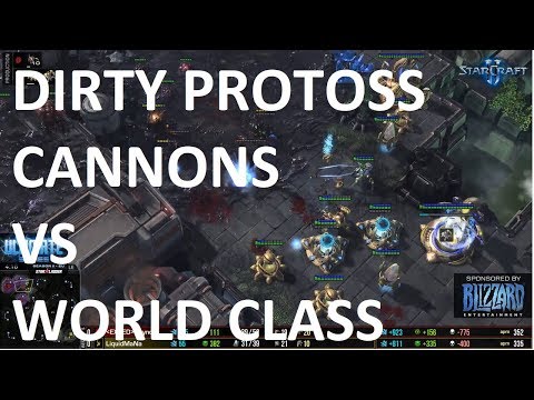 Starcraft 2 - PvZ - PRO CANNON RUSH - MaNa vs Reynor on Acid Plant