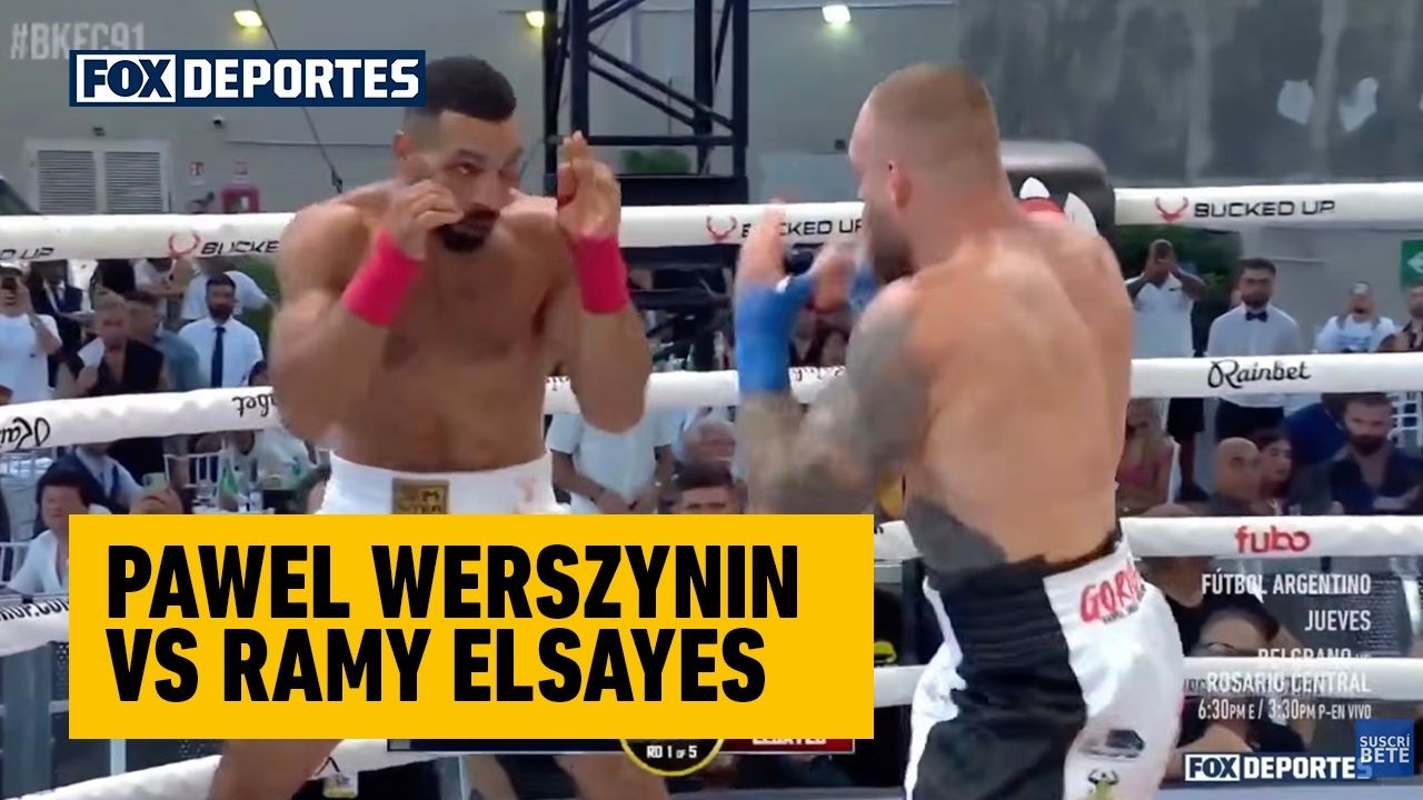PAWEL WERSZYNIN vs RAMY ELSAYES, lo envía a dormir con una serie de puños | PELEA COMPLETA | BKFC 91