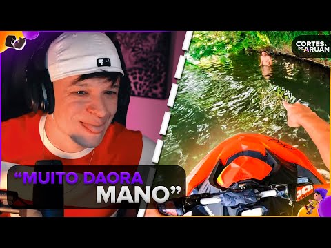 ARUAN REAGE: ESCONDE ESCONDE NO LAGO COM MEU JETSKI (RENATO GARCIA) - Cortes do Aruan