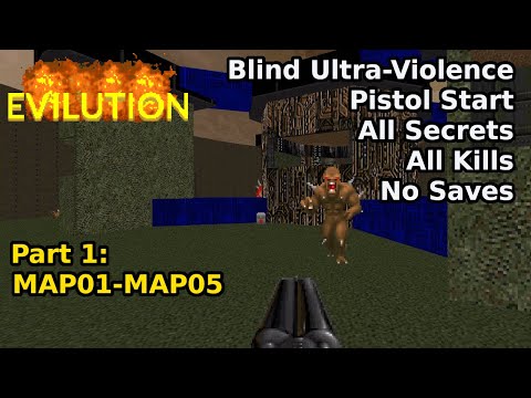 TNT: Evilution But Something's Not Right - Part 1: MAP01-MAP05 (Blind Ultra-Violence 100%)