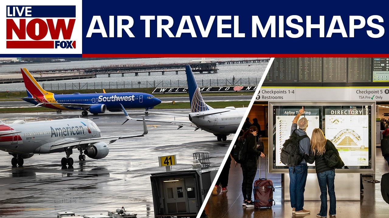 Focus shifts to air travel mishaps as shutdown and delays continue
