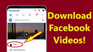 How to download Facebook Video without app new update!! - Howtosolveit