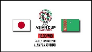 Link Live Streaming Piala Asia 2019 Jepang Vs Turkmenistan, Rabu Pukul 18.00 WIB