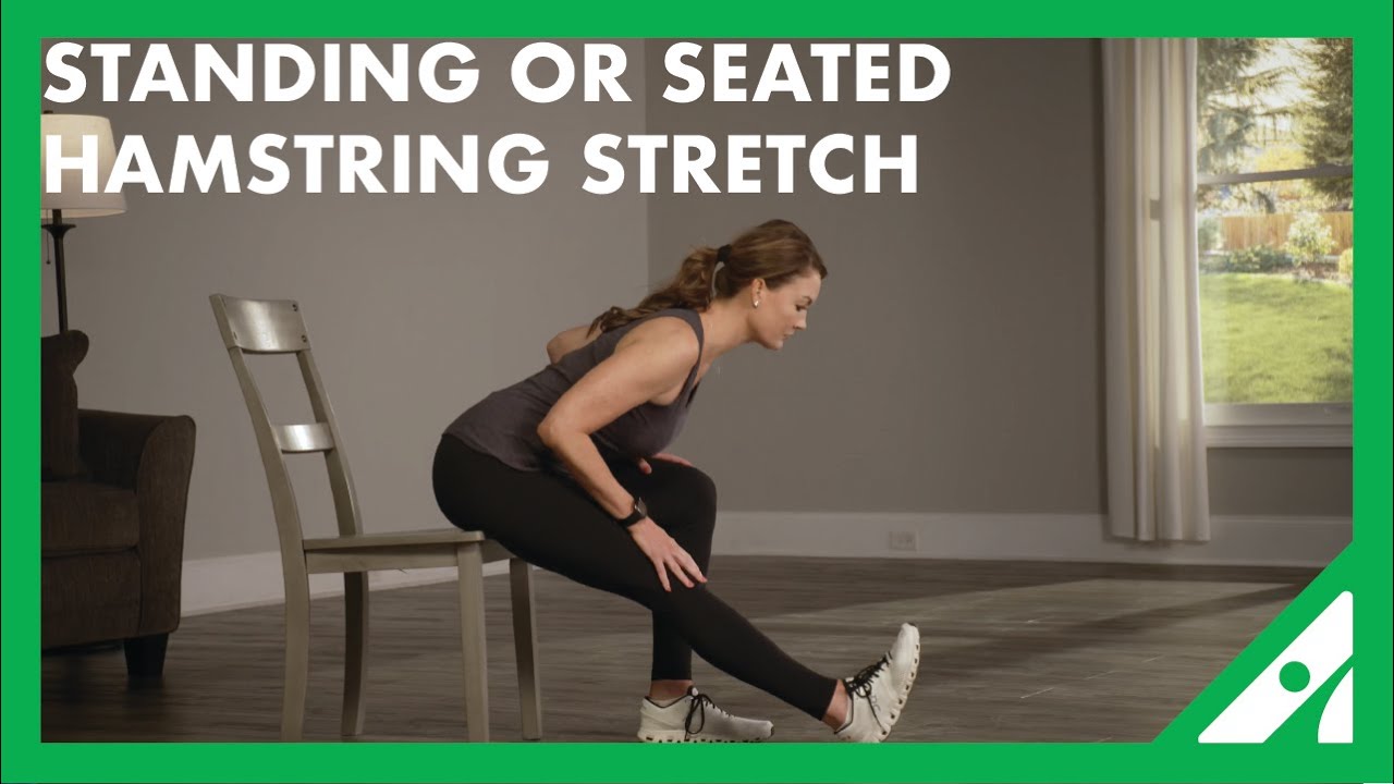 Standing or Seated Hamstring Stretch – Your Exercise Solution (YES)