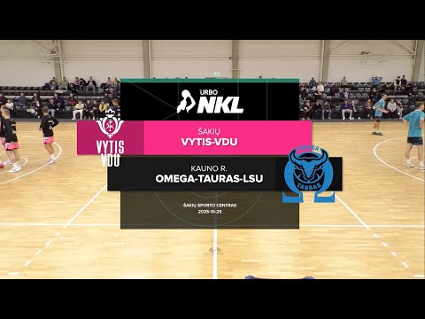 URBO-NKL apžvalga: Šakių „Vytis-VDU“ – Kauno r. „Omega-Tauras-LSU“ [2025-10-25]