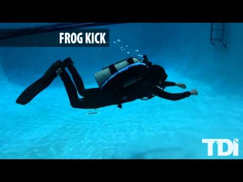SDI/TDI Scuba Diving Finning Techniques - Frog Kick