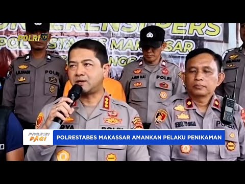 POLRESTABES MAKASSAR UNGKAP KASUS PENIKAMAN