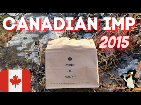 MRE Review Canadian IMP Menu 15 Poutine from 2015!