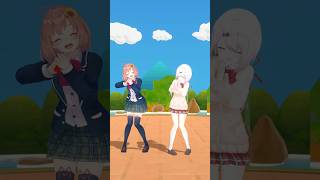 【#colormixing】混ぜたら混ぜたら何色なるかな？🔴⚪️wひまちゃん #にじさんじ #踊ってみた