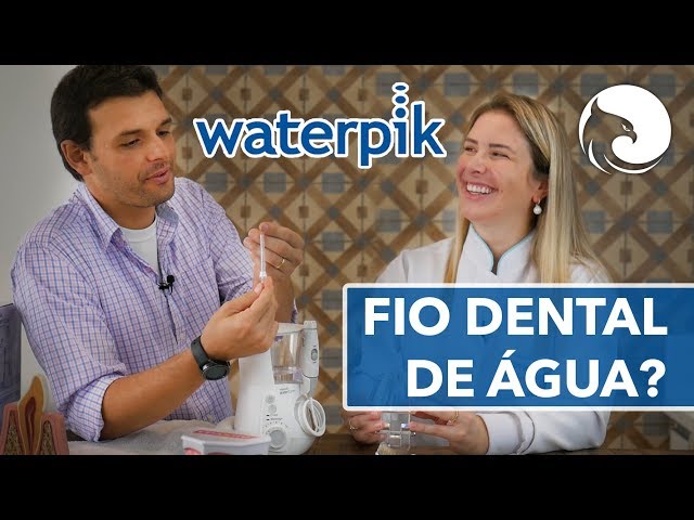 Imagem do vídeo da avaliação WaterPik modelo WP-100 e WP-660