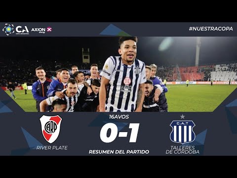 16avos: River 0 - Talleres de Córdoba 1