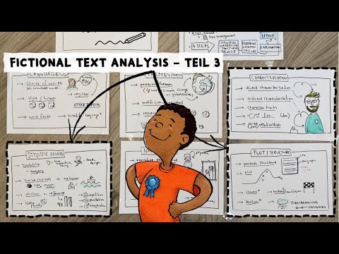 Fictional Text Analysis 3 - in Sketchnotes (Stylistic Devices, Plot & Characterisation)