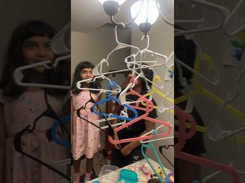 Fun while making #masterpiece  with #hangers #creative #play #usa