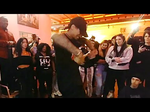 Larry Bourgeois Freestyle to Troyboi Kanjabang - Les Twins Montreal Workshop 2019