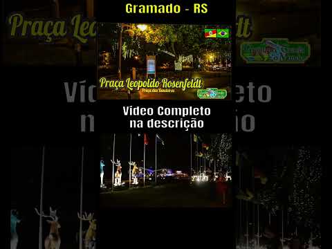 Short | Praça Leopoldo Rosenfeldt por dentro | À noite | Av. Borges de Medeiros | Vídeo 14