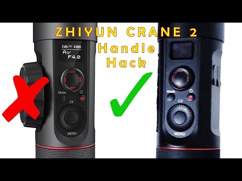 Zhiyun Crane 2 ESSENTIAL HANDLE HACK For Longer Usage!