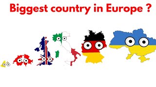 I'm Bigger Than You ! ( European countries Ranking by size)