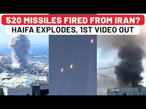 IRGC Launched 'Wave 17': Haifa Explodes in Broad Daylight, Video Viral As Iranian Missiles Rain Hell