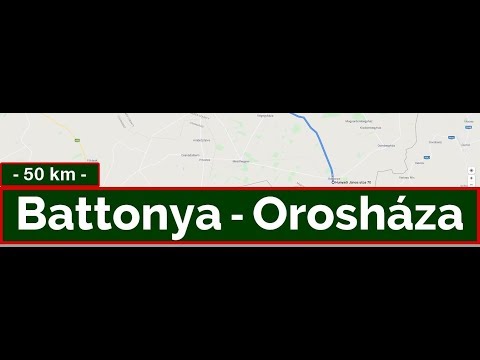 Battonya to Orosháza on the backroads of Hungary - Oct. 24, 2019