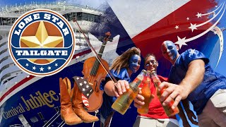 Carnival Jubilee tailgates Texas-style!